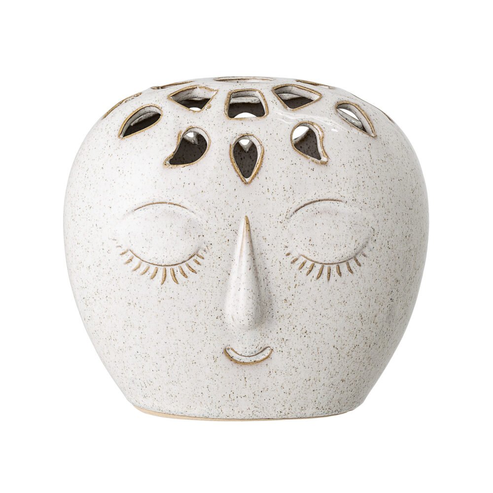 Elissa Vase, White, Stoneware