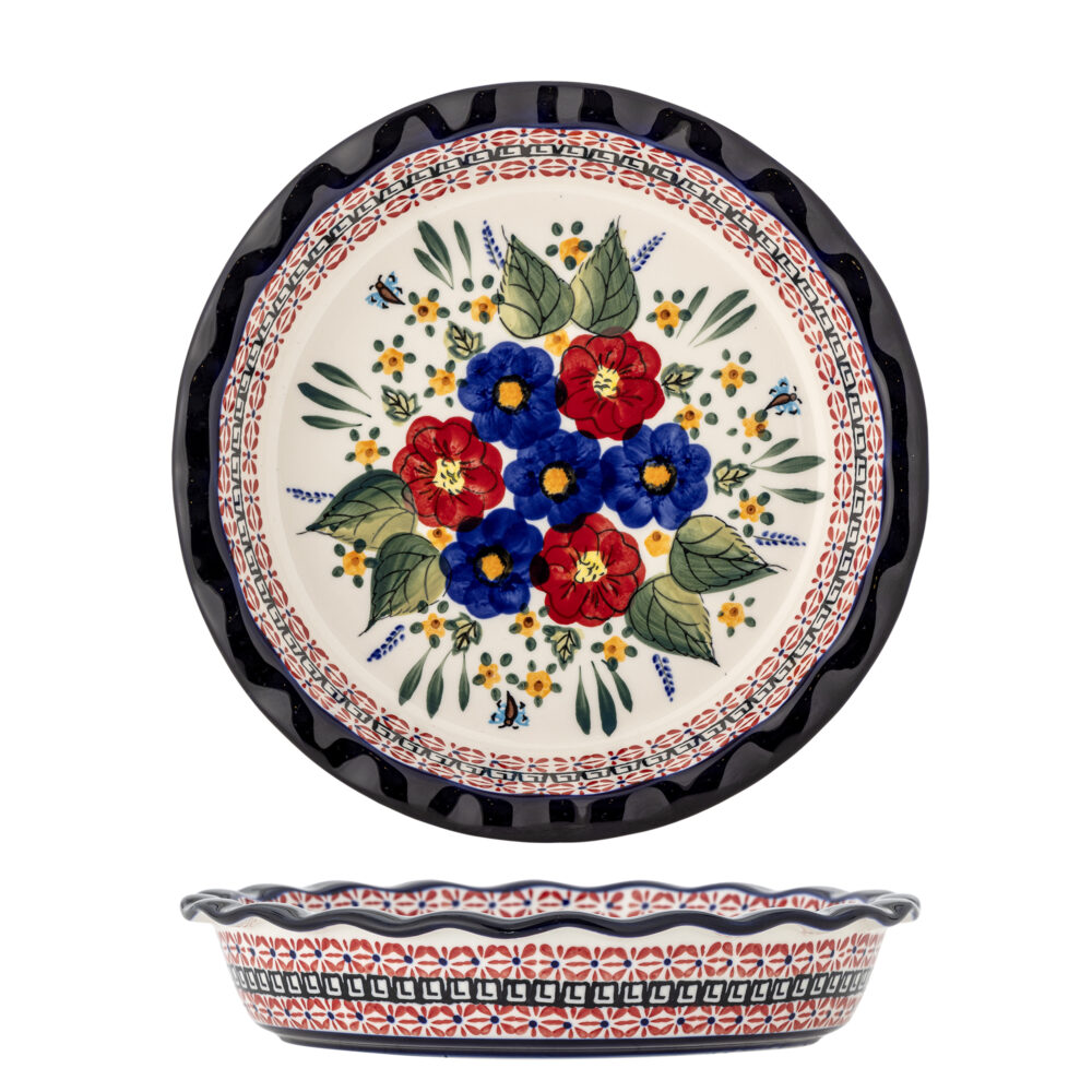 Florist Bowl, Red, Stoneware