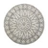 Acton Rug, Black, Cotton