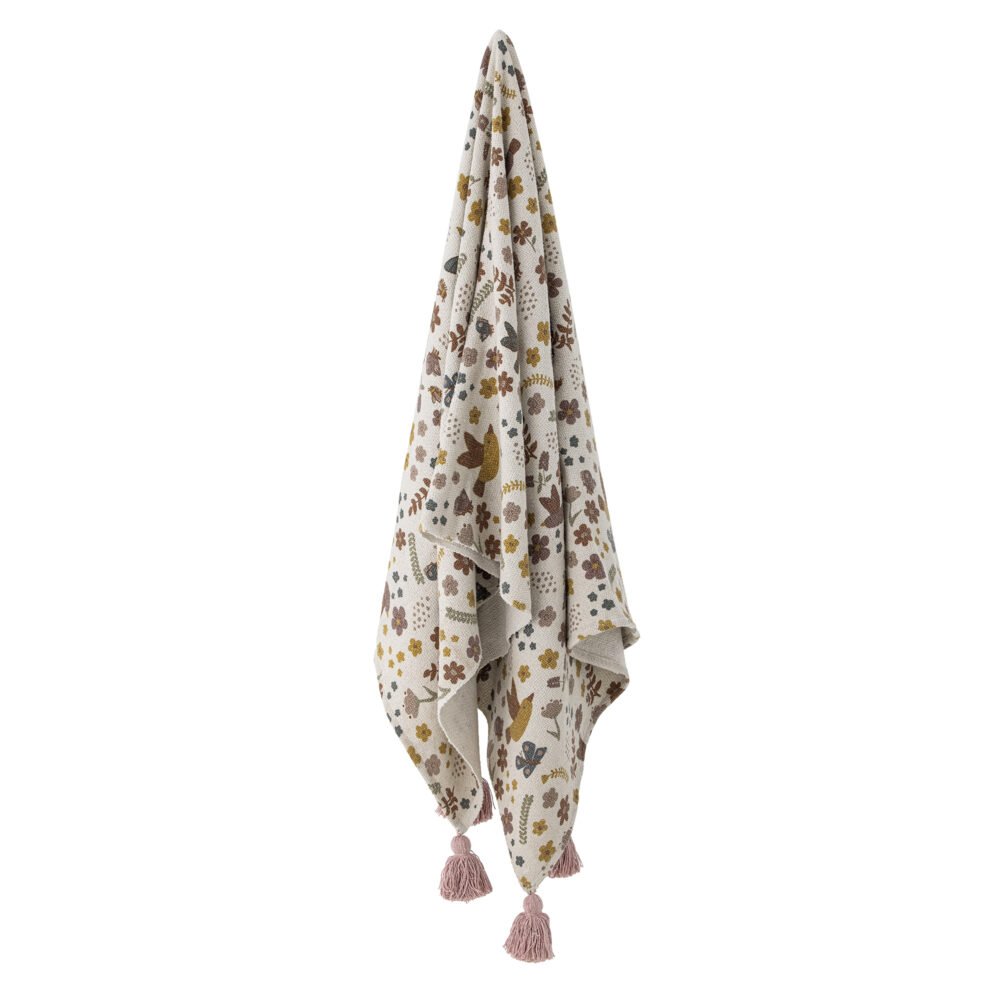 Kristine Throw, Nature, Recycled Cotton - Image 3