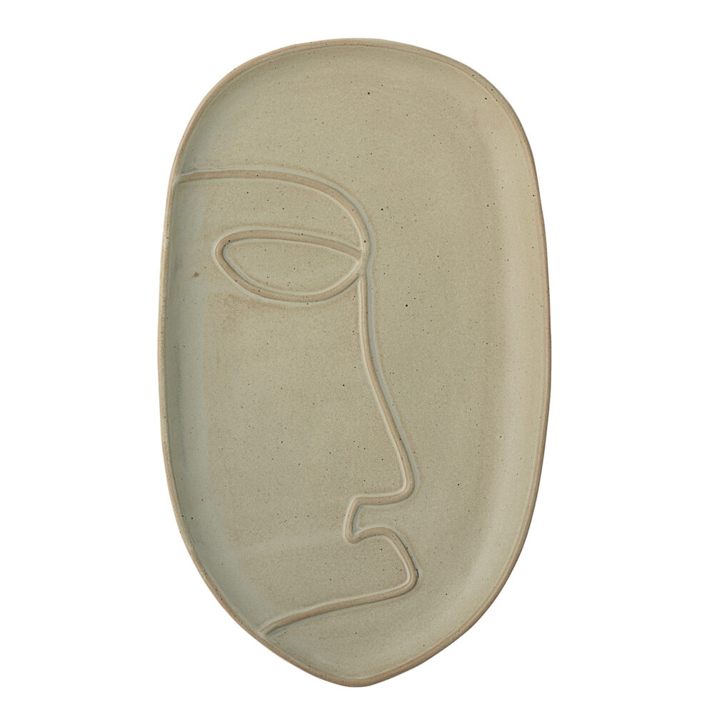 Ngan Tray, Green, Stoneware