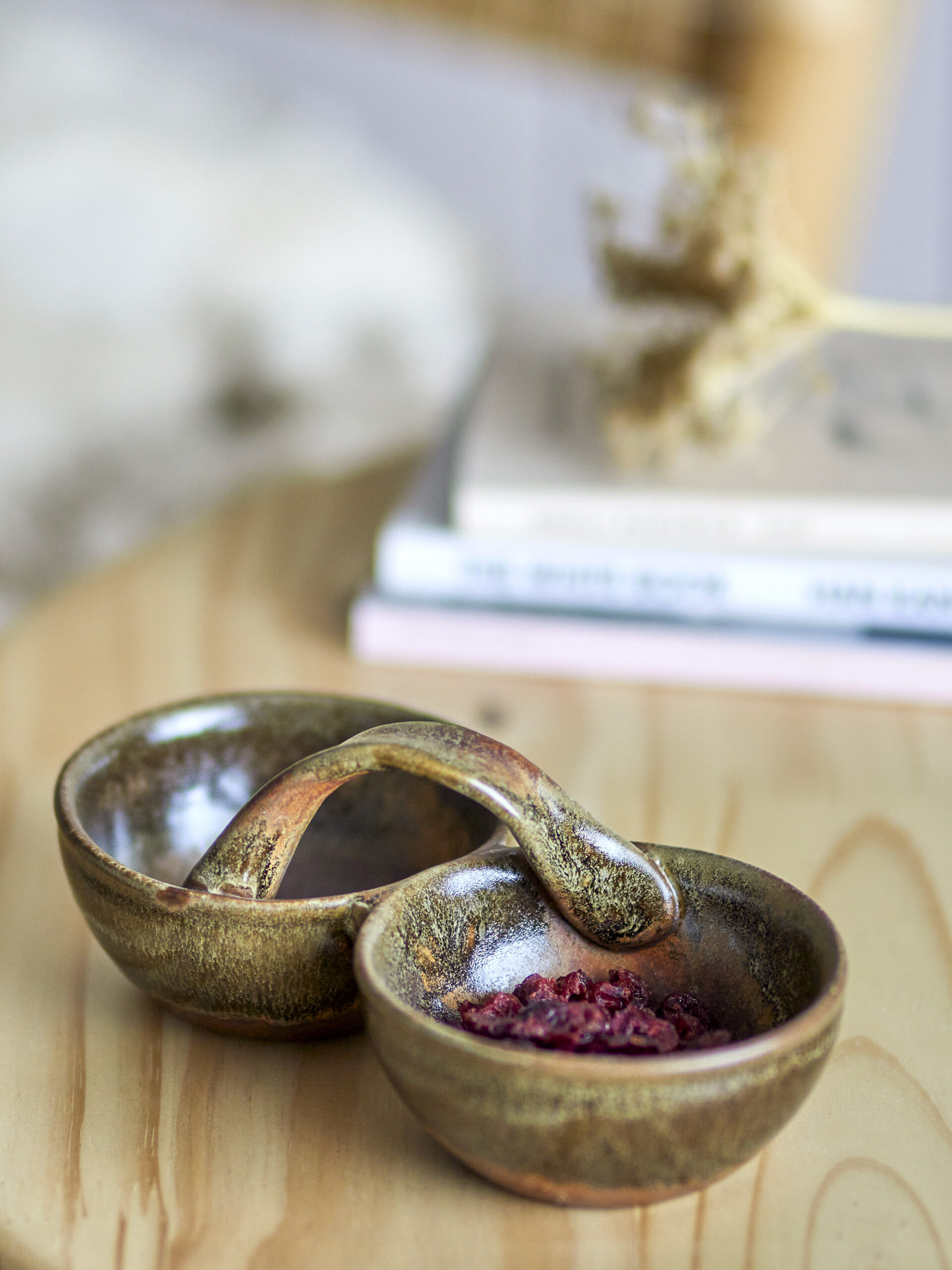 Edris Bowl, Brown, Stoneware - Image 3