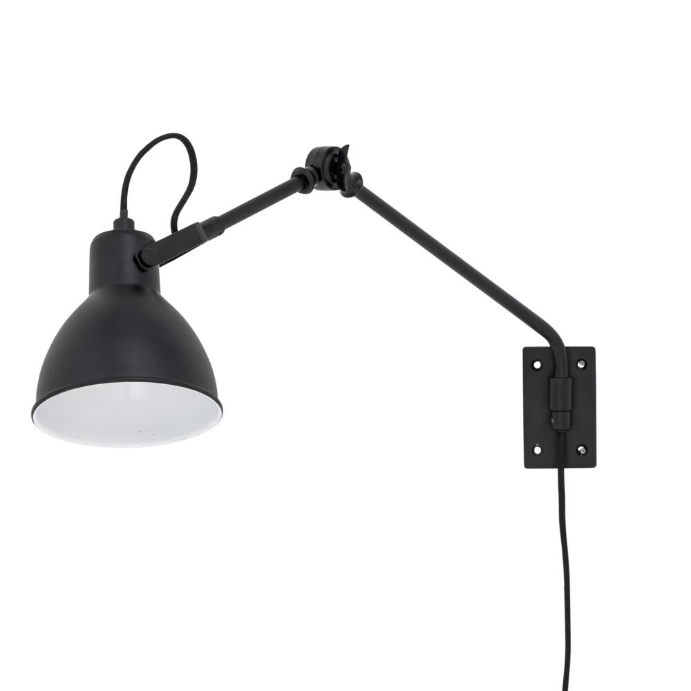 Jili Wall Lamp, Black, Metal