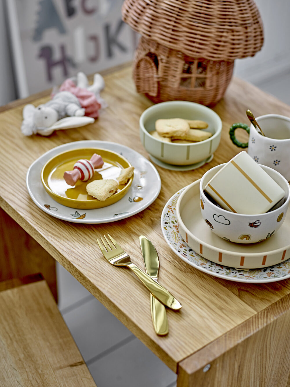Agnes Tableware Set, White, Stoneware - Image 3