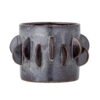 Roza Flowerpot, Grey, Stoneware