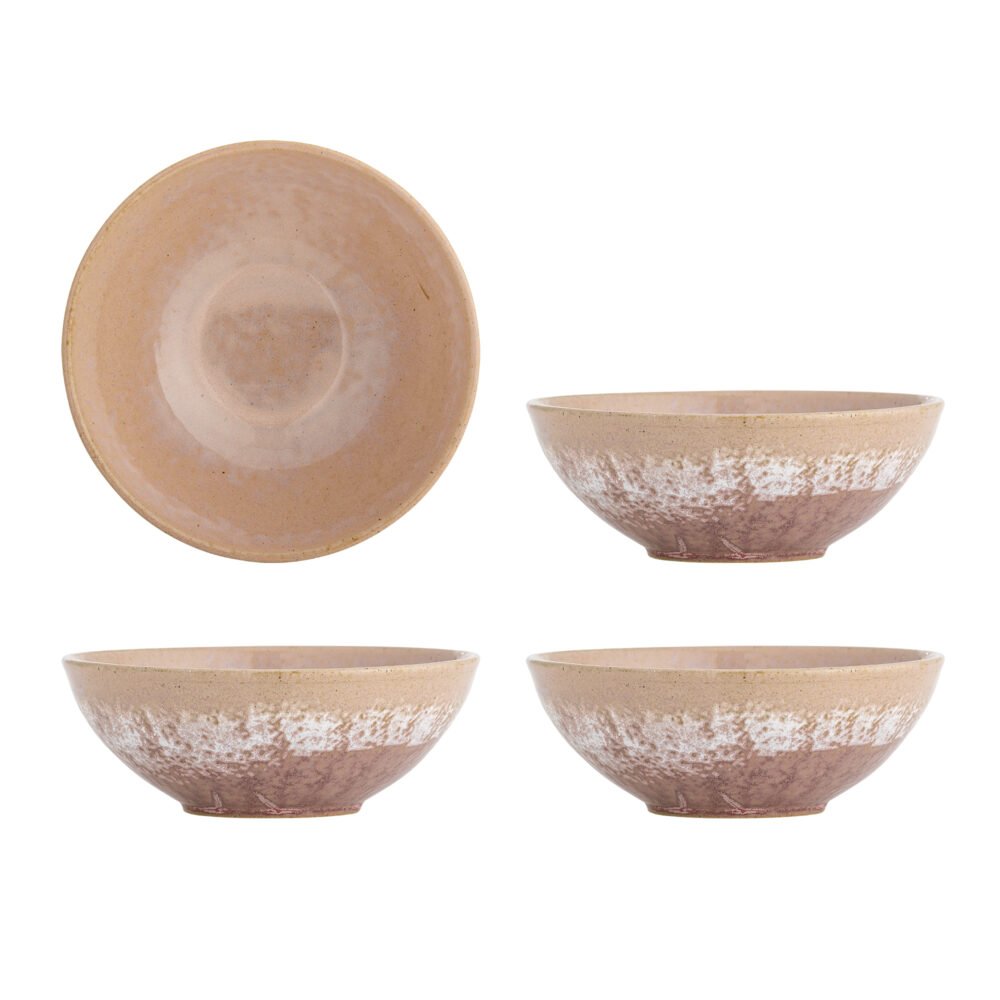Darlene Bowl, Rose, Stoneware