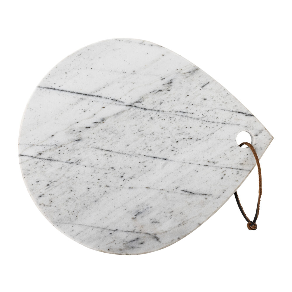 Maiko Cutting Board, White, Marble - Image 3