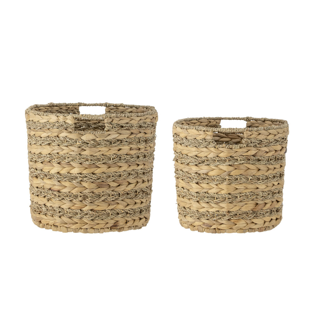 Indra Basket, Nature, Water Hyacinth - Image 3