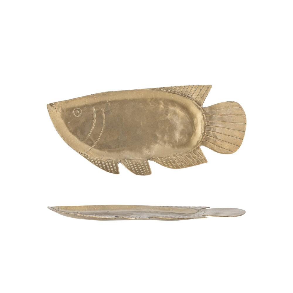 Fabius Tray, Gold, Metal