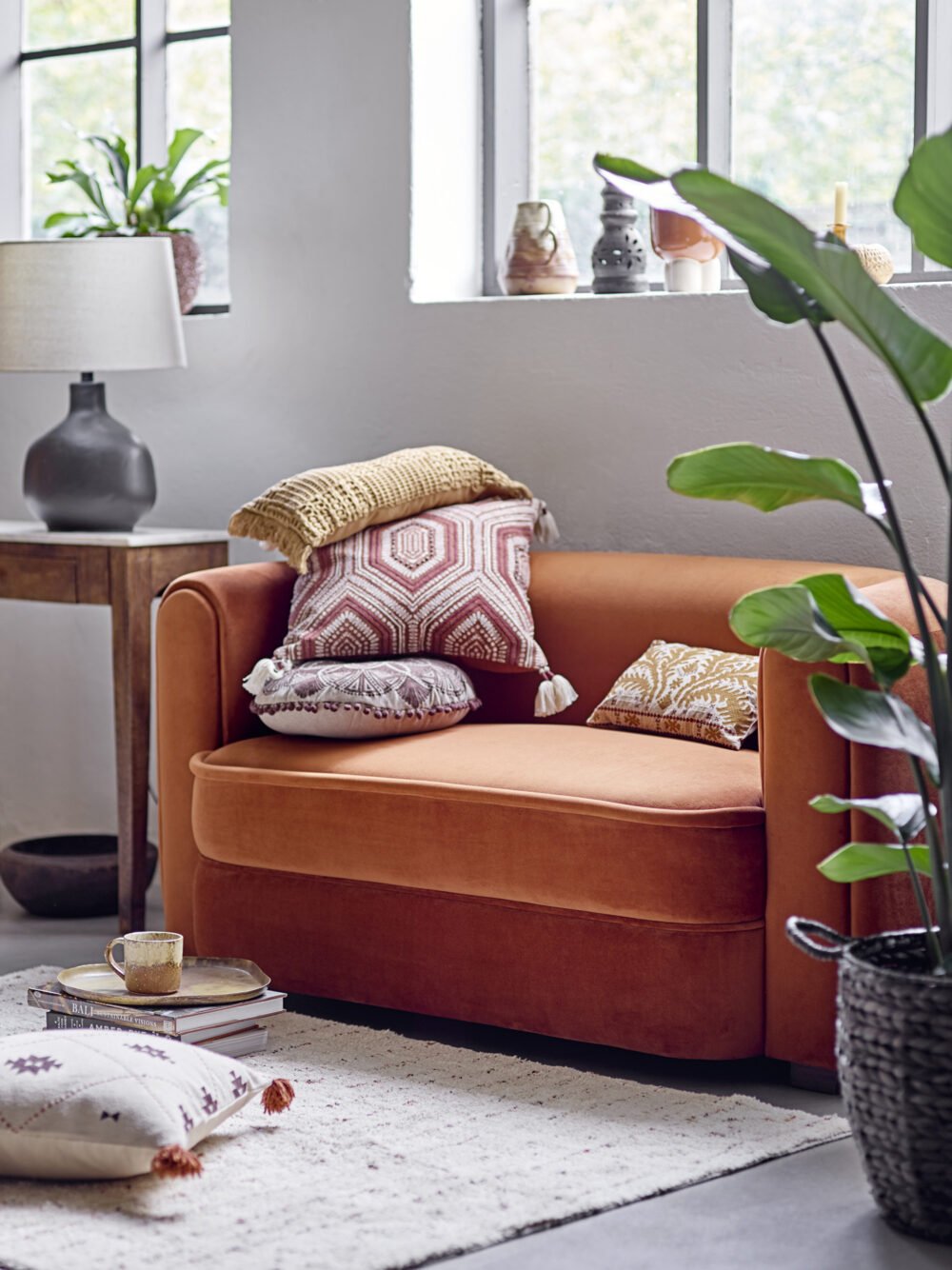 Ameli Cushion, Nature, Cotton - Image 3