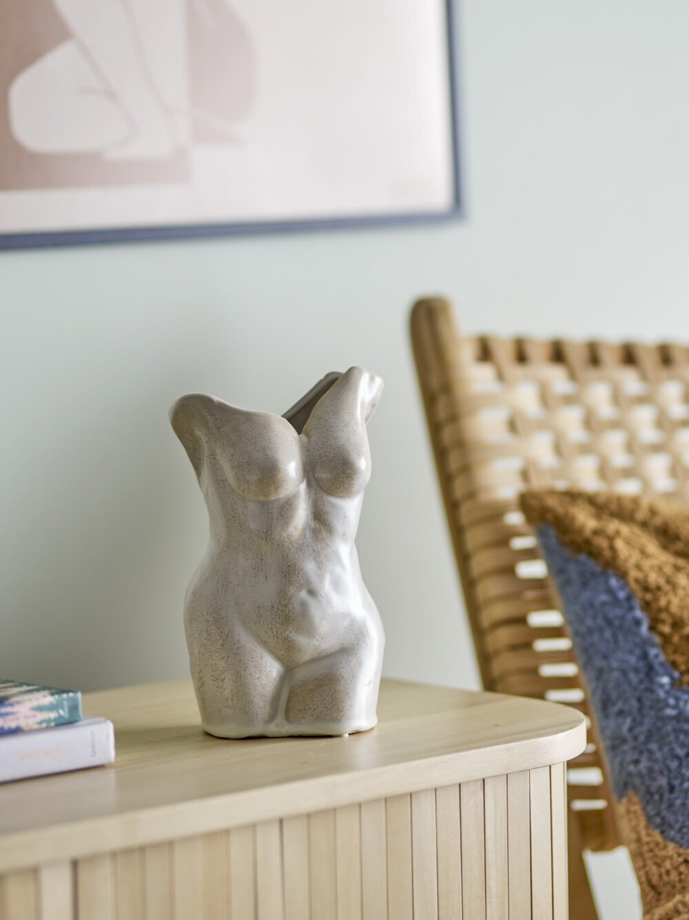 Athena Vase, Nature, Stoneware - Image 5