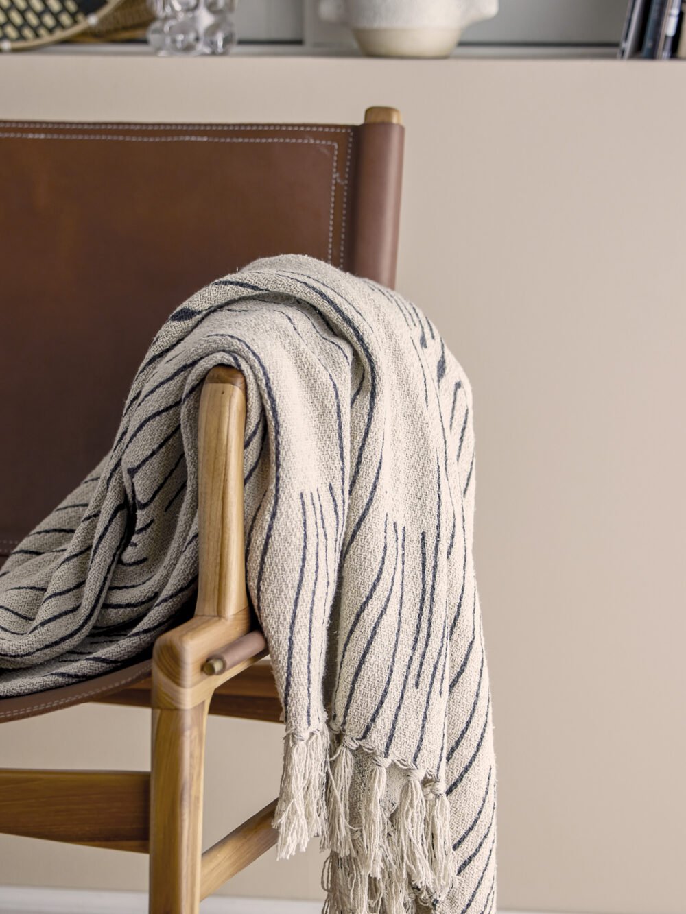 Celly Throw, Nature, Recycled Cotton - Image 5