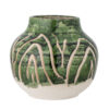 Eliya Vase, Green, Stoneware
