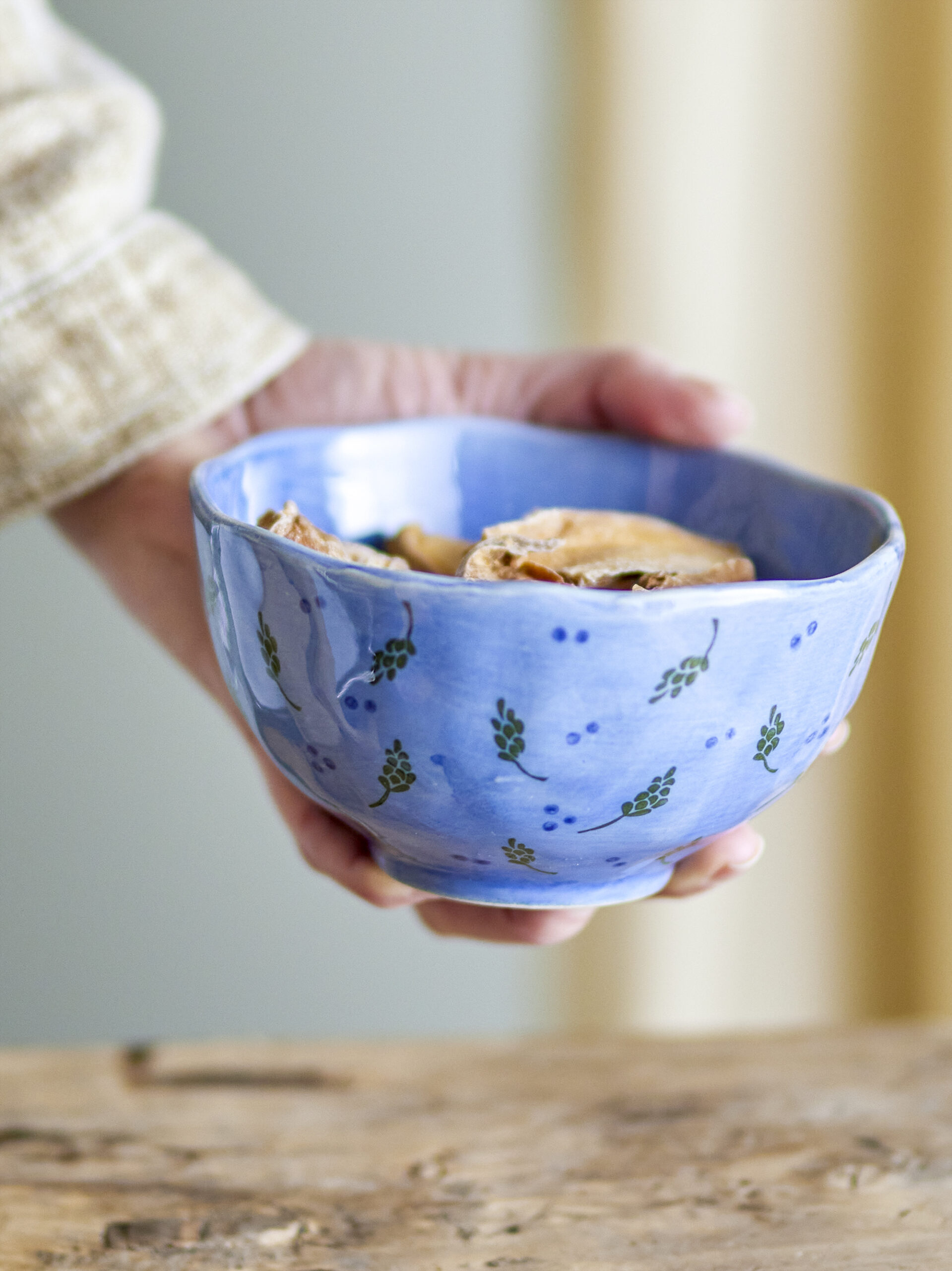 Pippine Bowl, Blue, Stoneware - Image 2