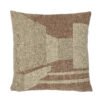 Eta Cushion, Brown, Cotton