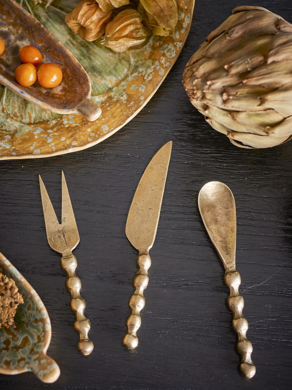 Haolin Cheese Utensils, Brass, Metal - Image 4
