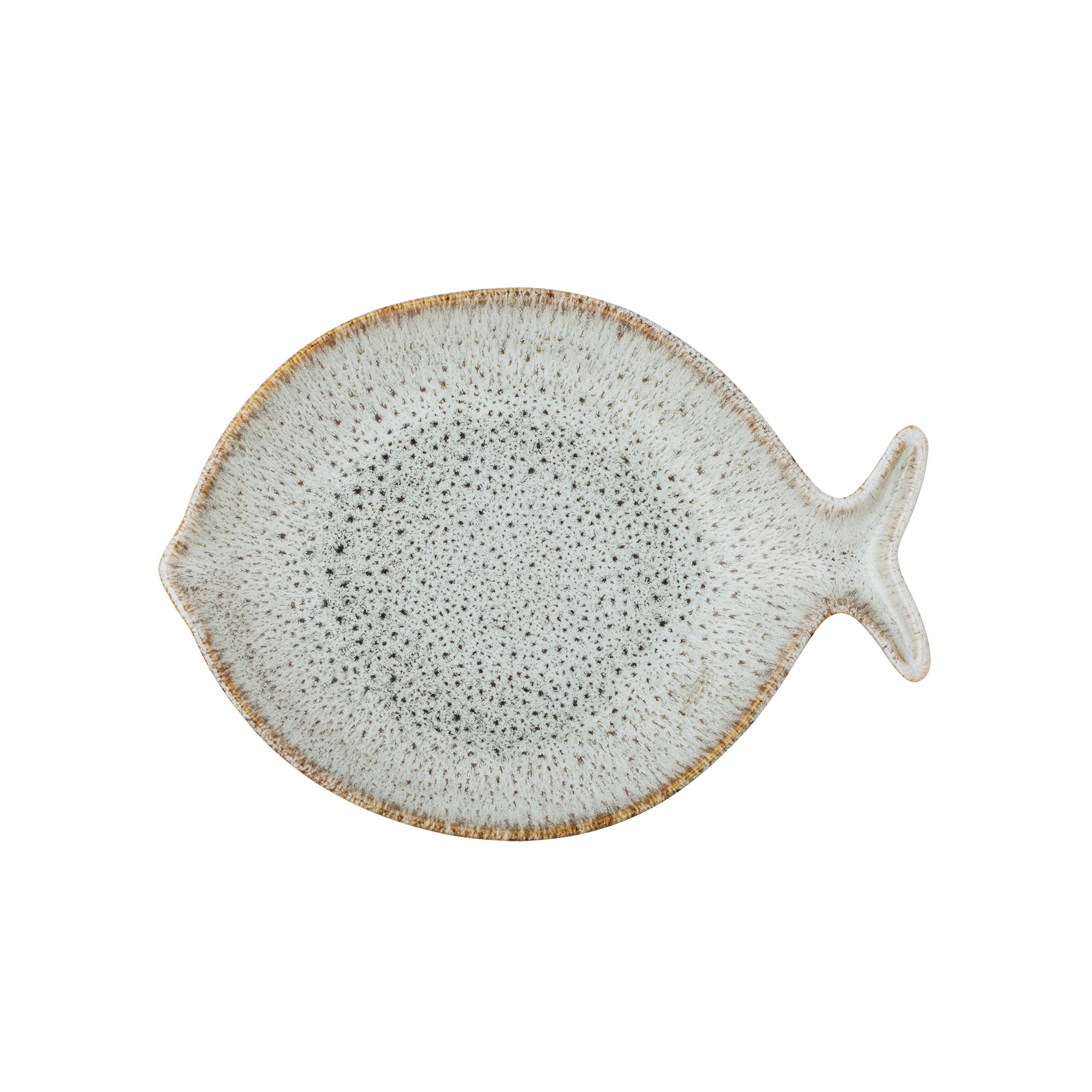 Fleur Serving Plate, Nature, Stoneware - Image 3