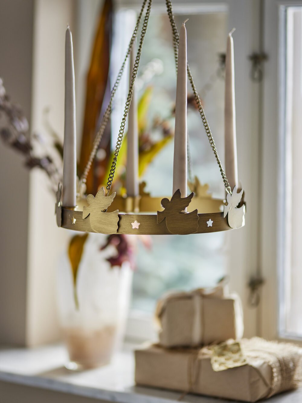 Elmir Advent Candle Holder, Gold, Metal - Image 5