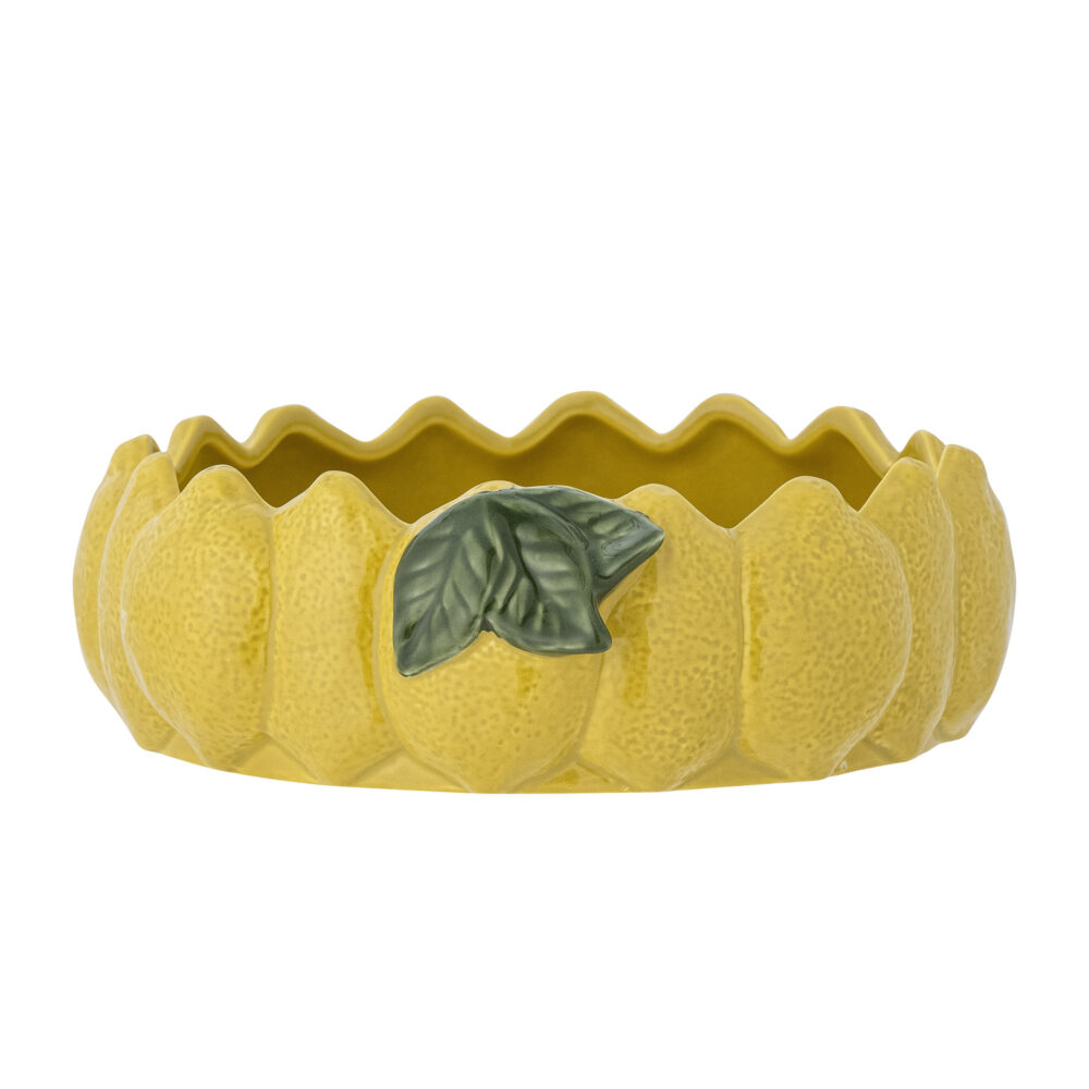 Limone Bowl, Yellow, Stoneware