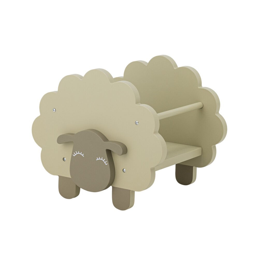 Dolly Book Stand, Green, FSC®100%, MDF