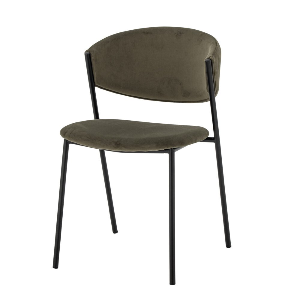 Marlo Dining Chair, Green, Recycled Polyester