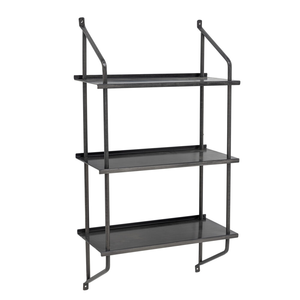 Sindre Shelf, Black, Metal