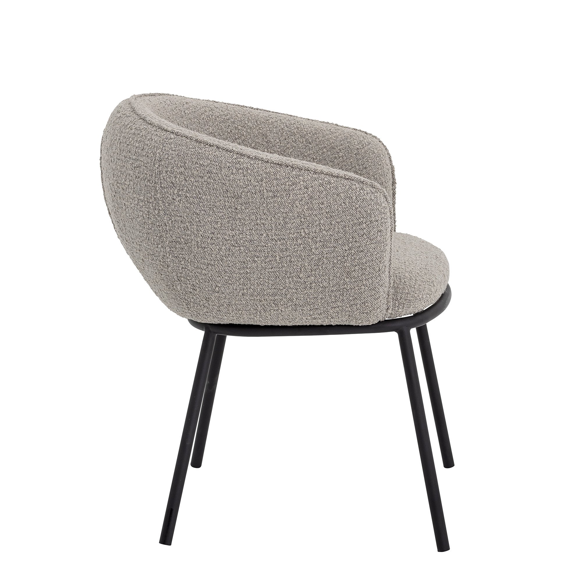 Cortone Dining Chair, Grey, Polyester - Image 4