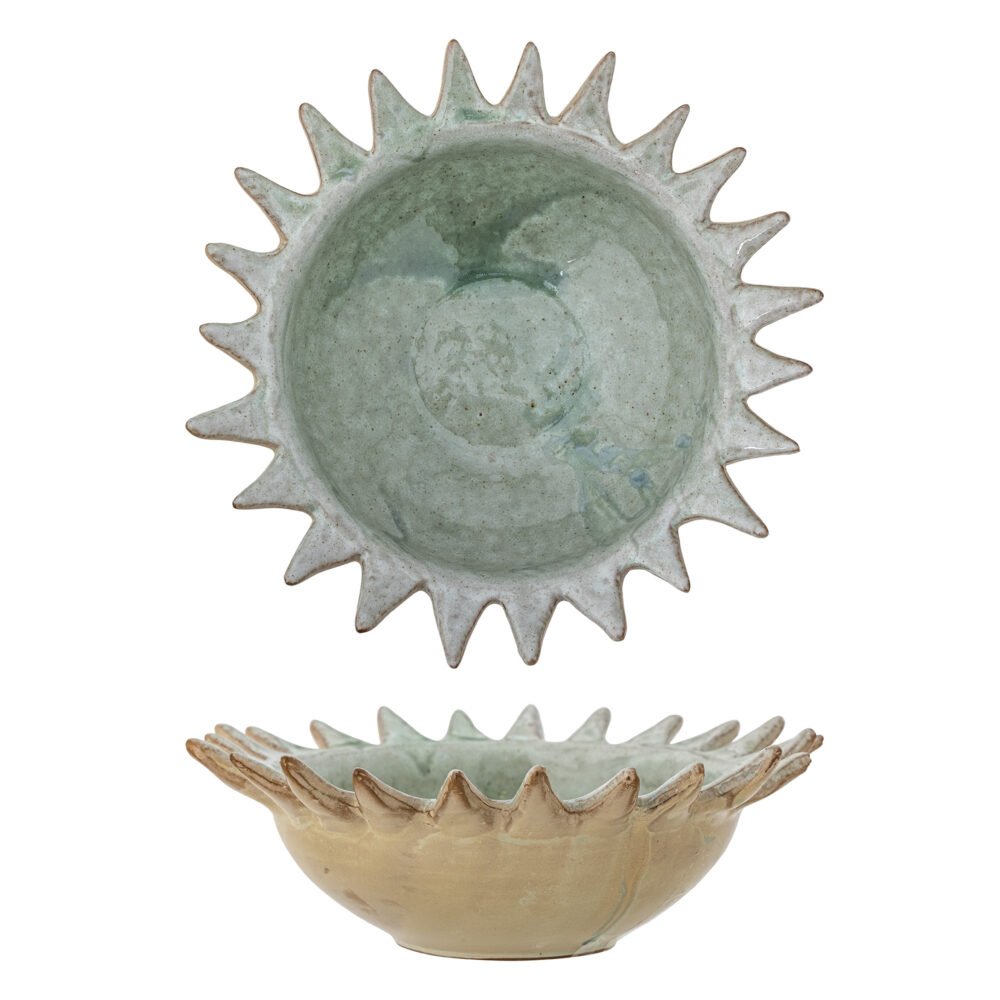 Lumi Bowl, Green, Stoneware