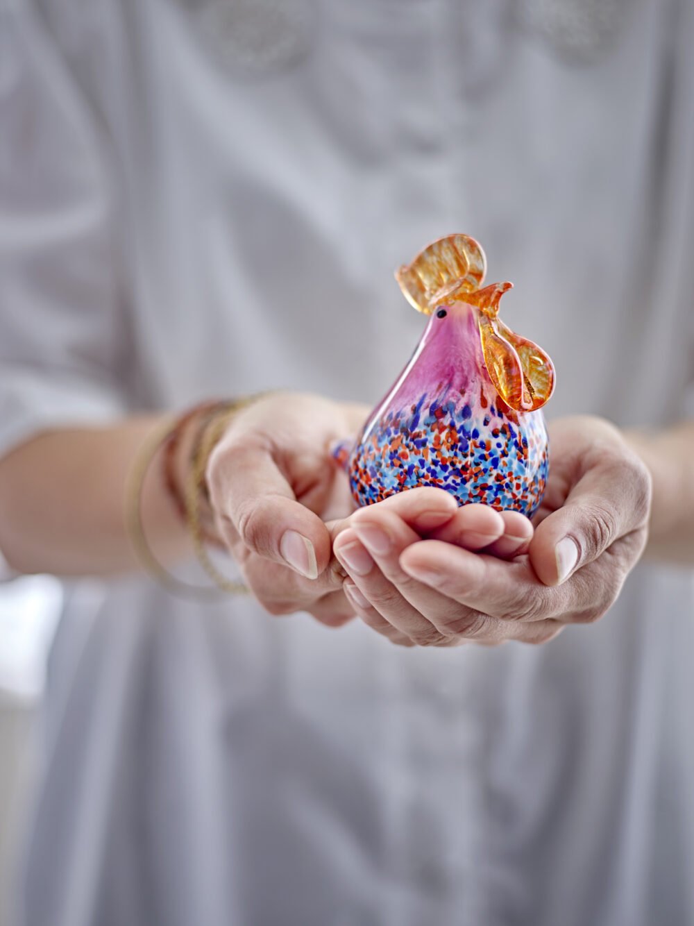 Livie Deco, Pink, Glass - Image 3