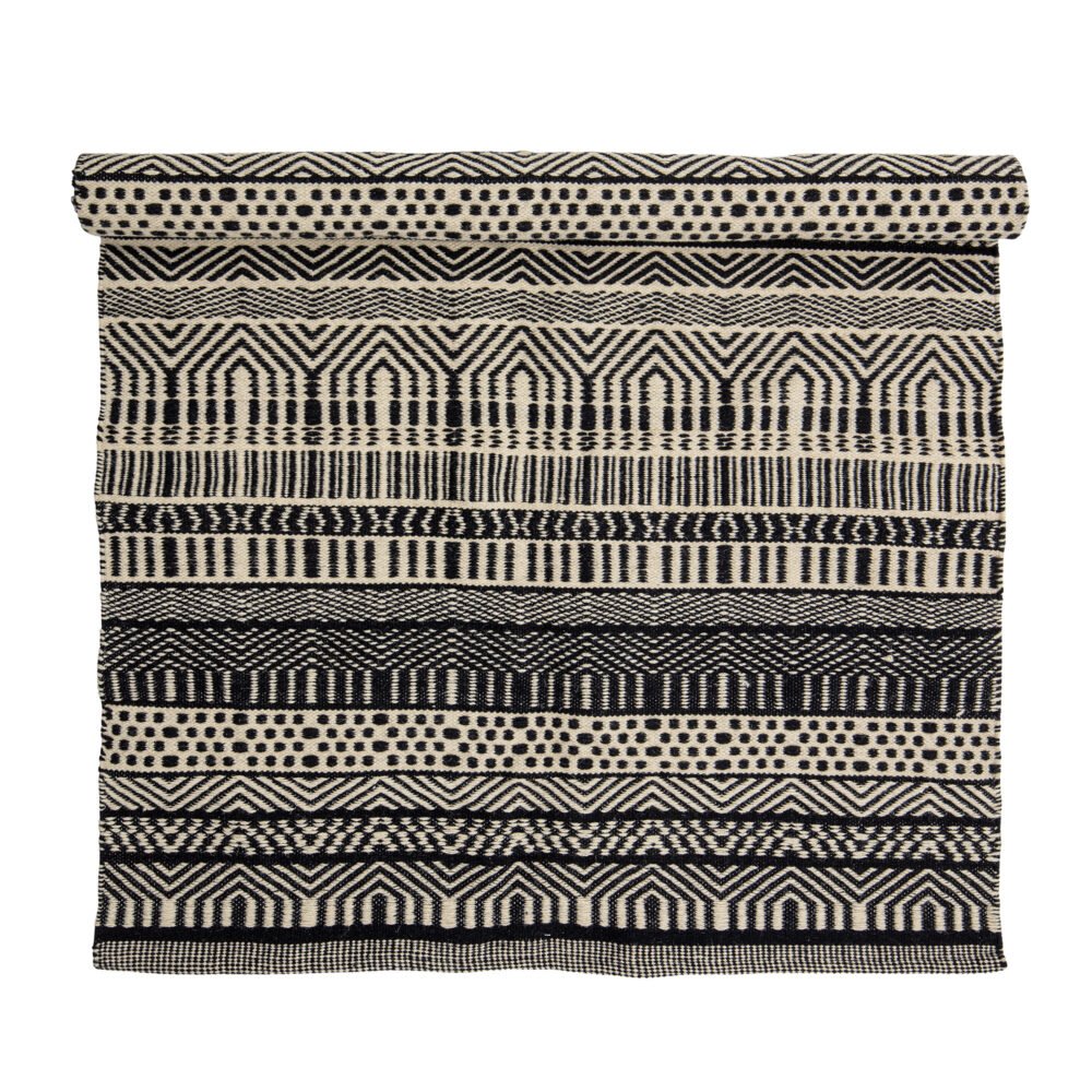Joob Rug, Black, Wool
