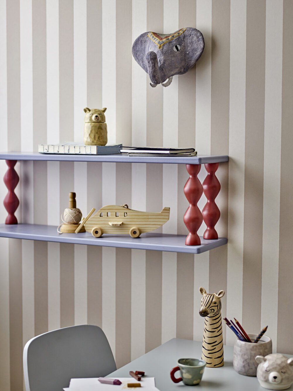 Bibiola Shelf, Blue, MDF - Image 5