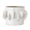Roza Flowerpot, White, Stoneware