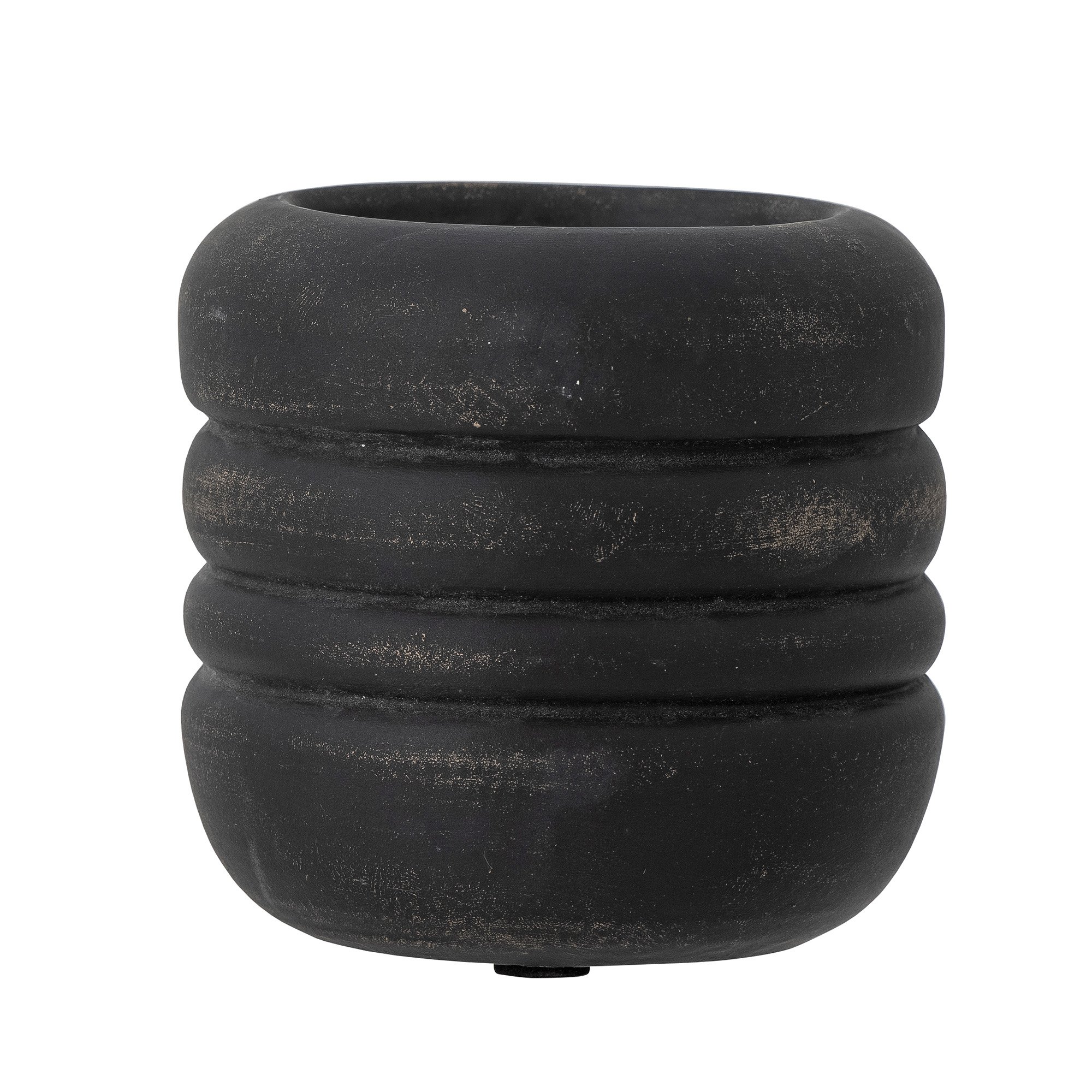 Vilken Candle Holder, Black, Ceramic