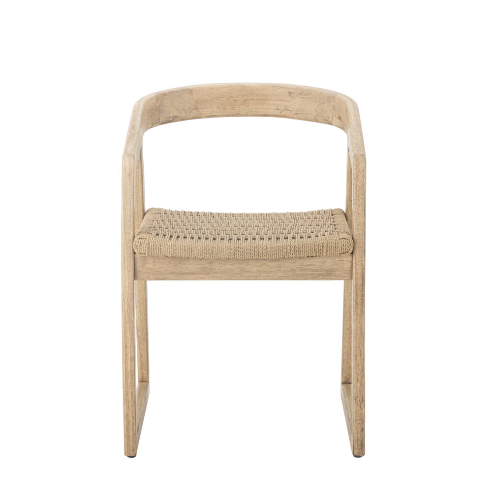 Serrone Dining Chair, Nature, Rubberwood
