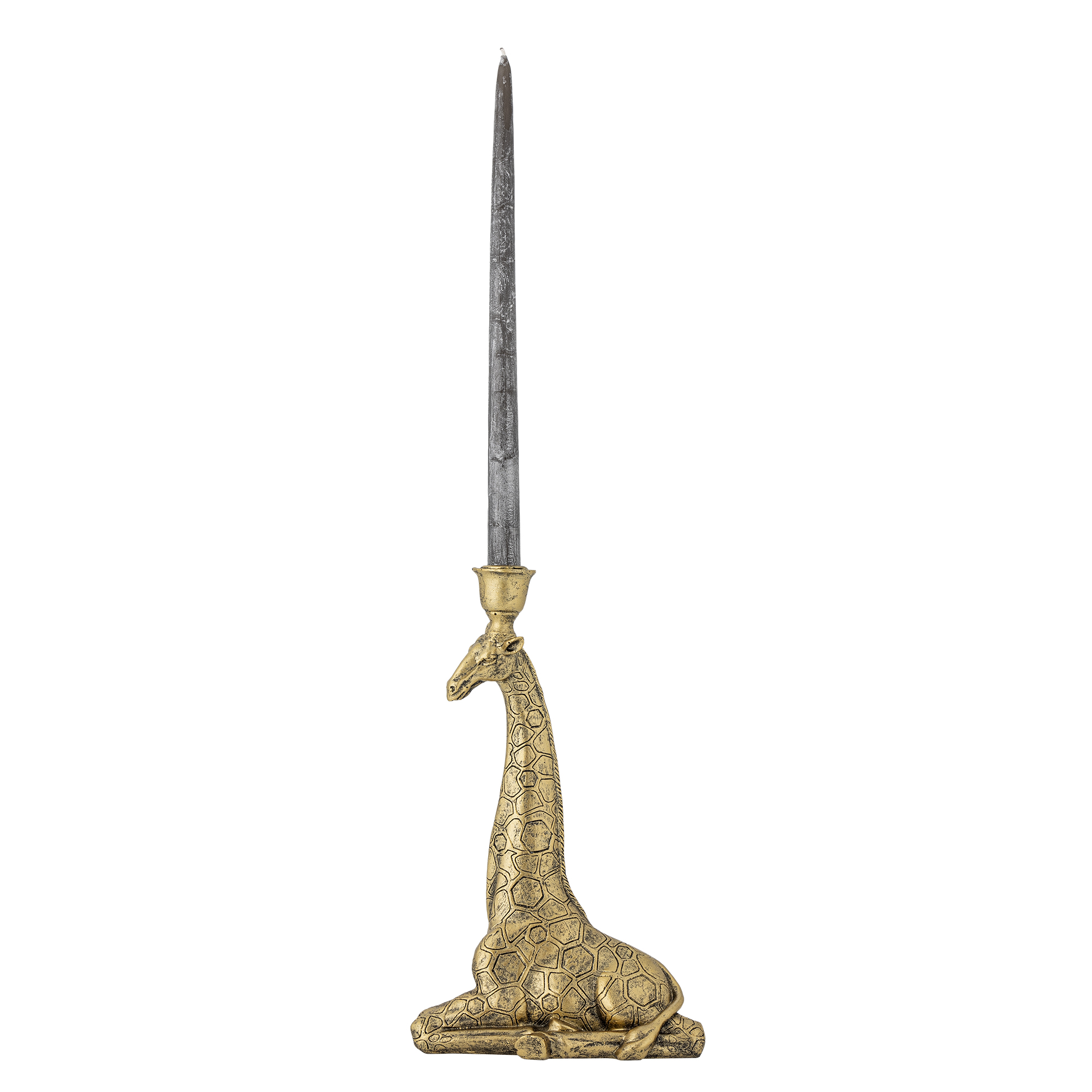 Twiga Candle Holder, Gold, Polyresin - Image 2