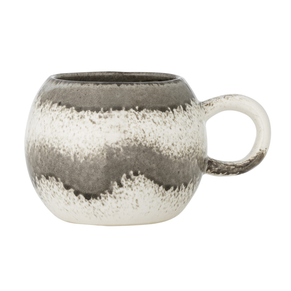 Paula Mug, Grey, Stoneware
