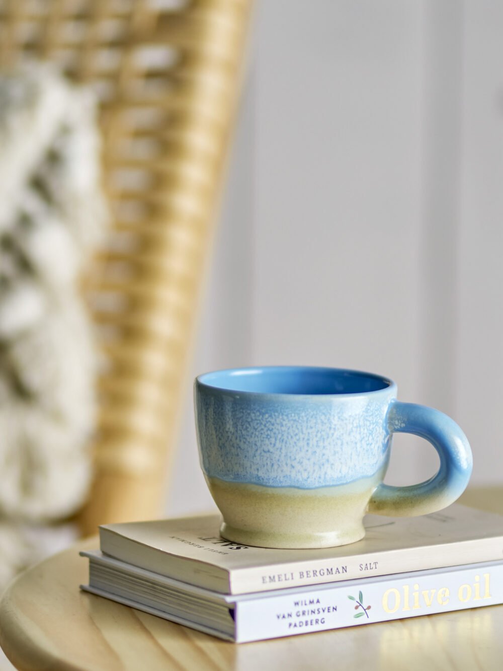 Safie Mug, Blue, Stoneware - Image 3
