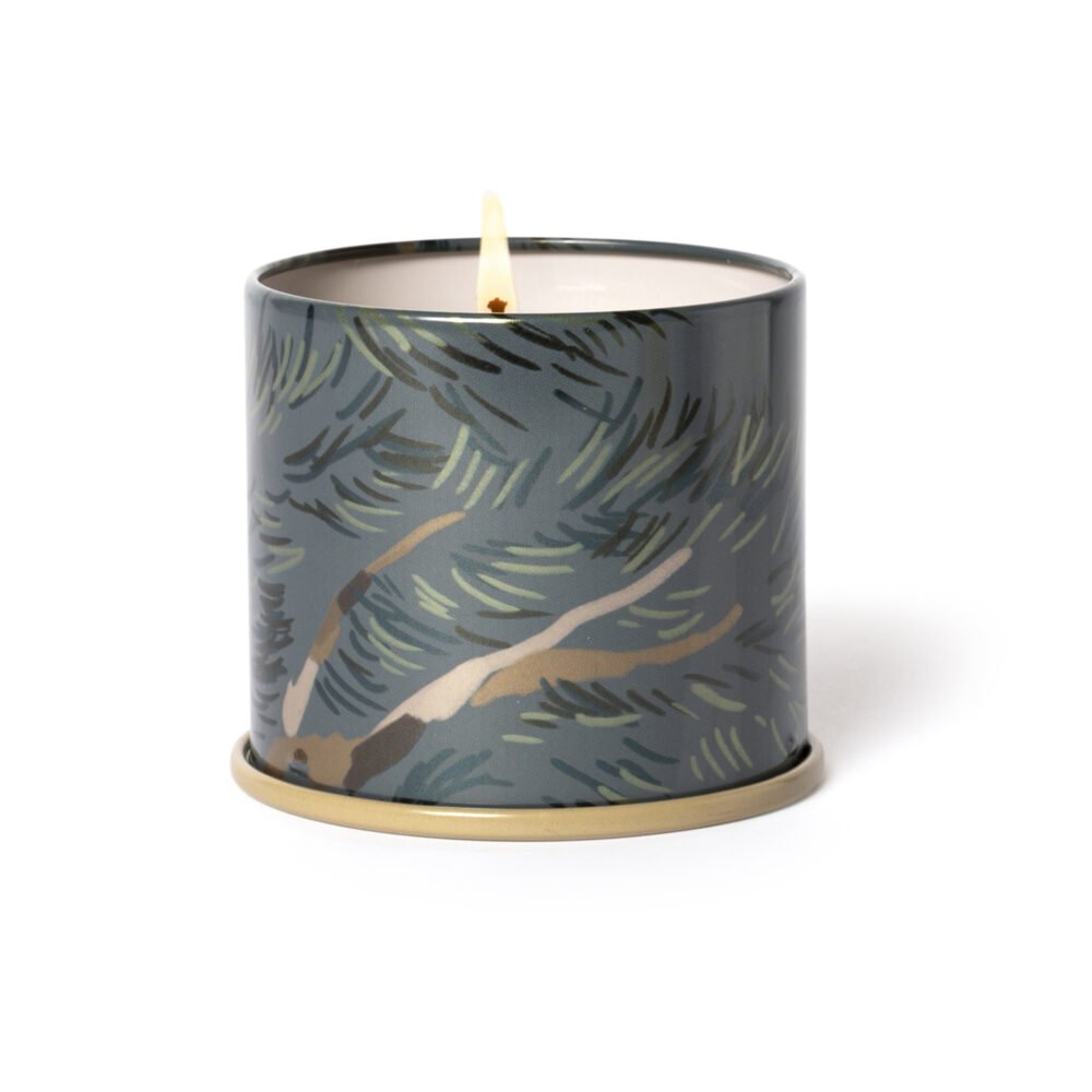 Hinoki Sage Vanity Tin Candle, Green, - Image 4