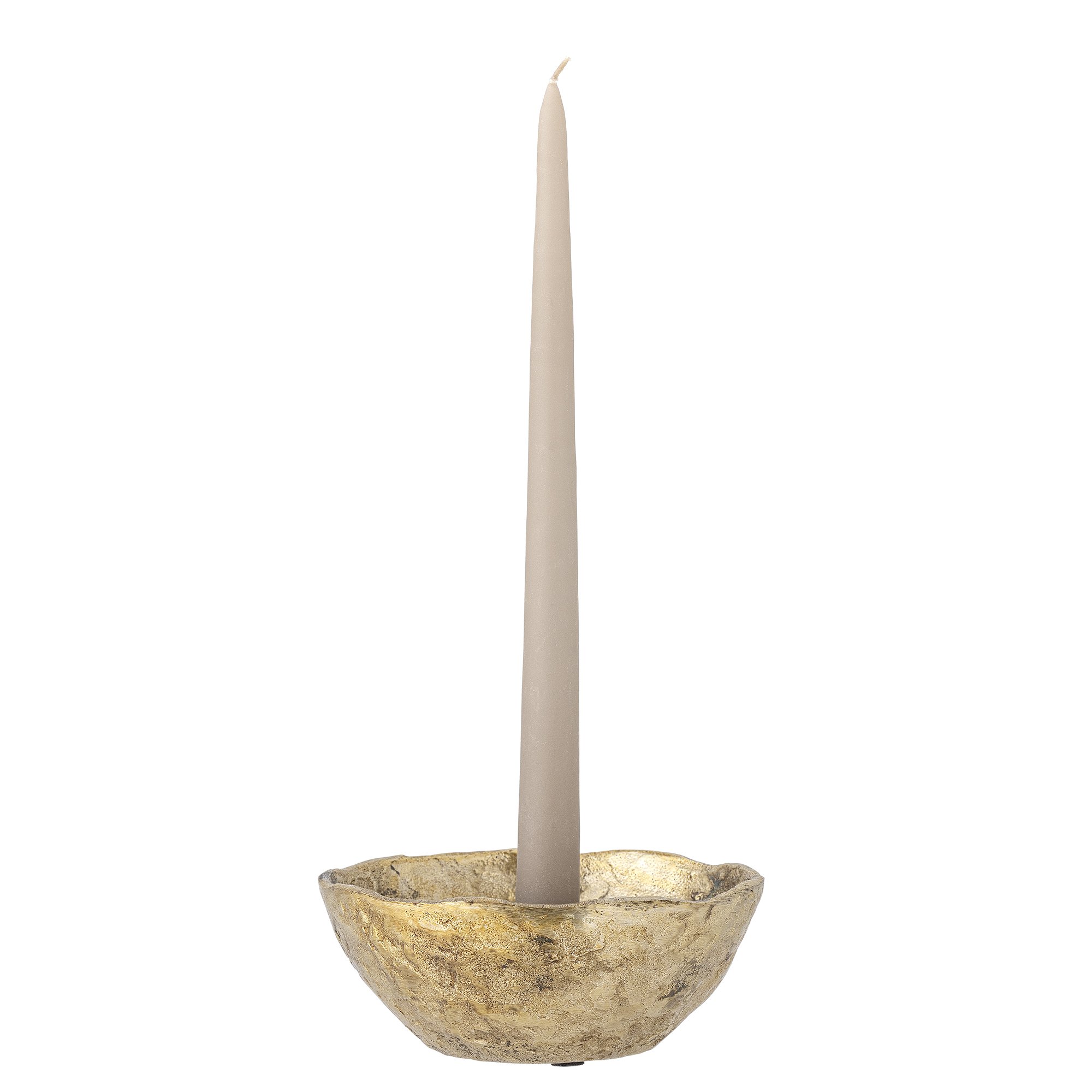 Nataline Candle Holder, Gold, Aluminum - Image 3
