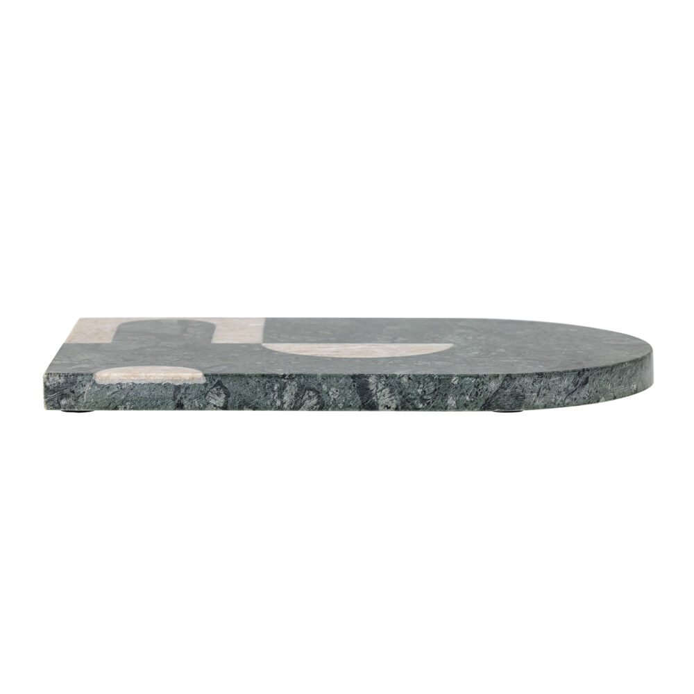 Abrianna Cutting Board, Green, Marble - Image 3
