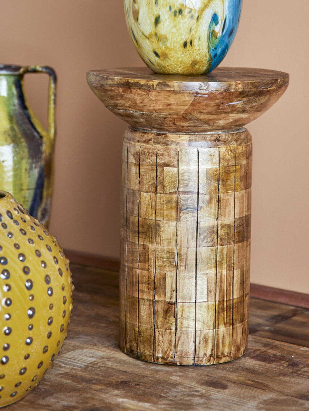 Yasme Side Table, Nature, Mango - Image 2
