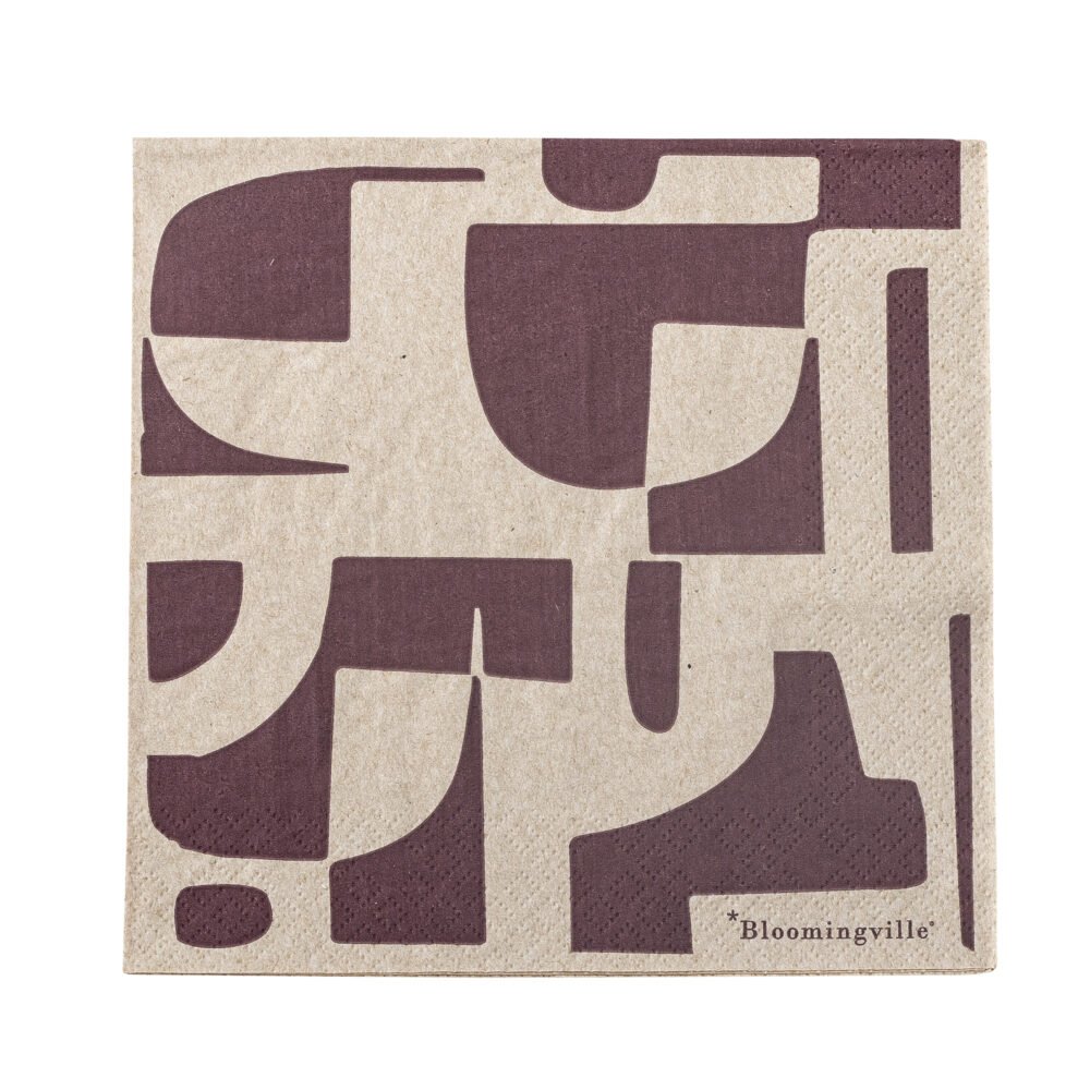 Olica Napkin, Nature, FSC® Recycled, Paper