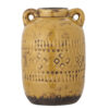 Rijad Deco Vase, Yellow, Terracotta