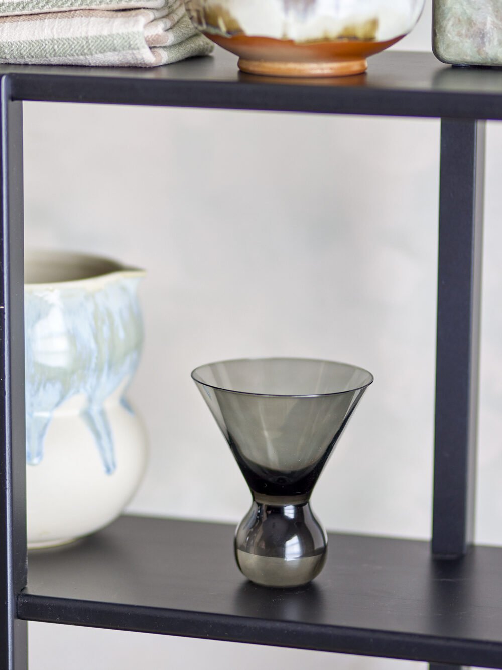 Corliss Cocktail Glass, Grey, Glass - Image 2