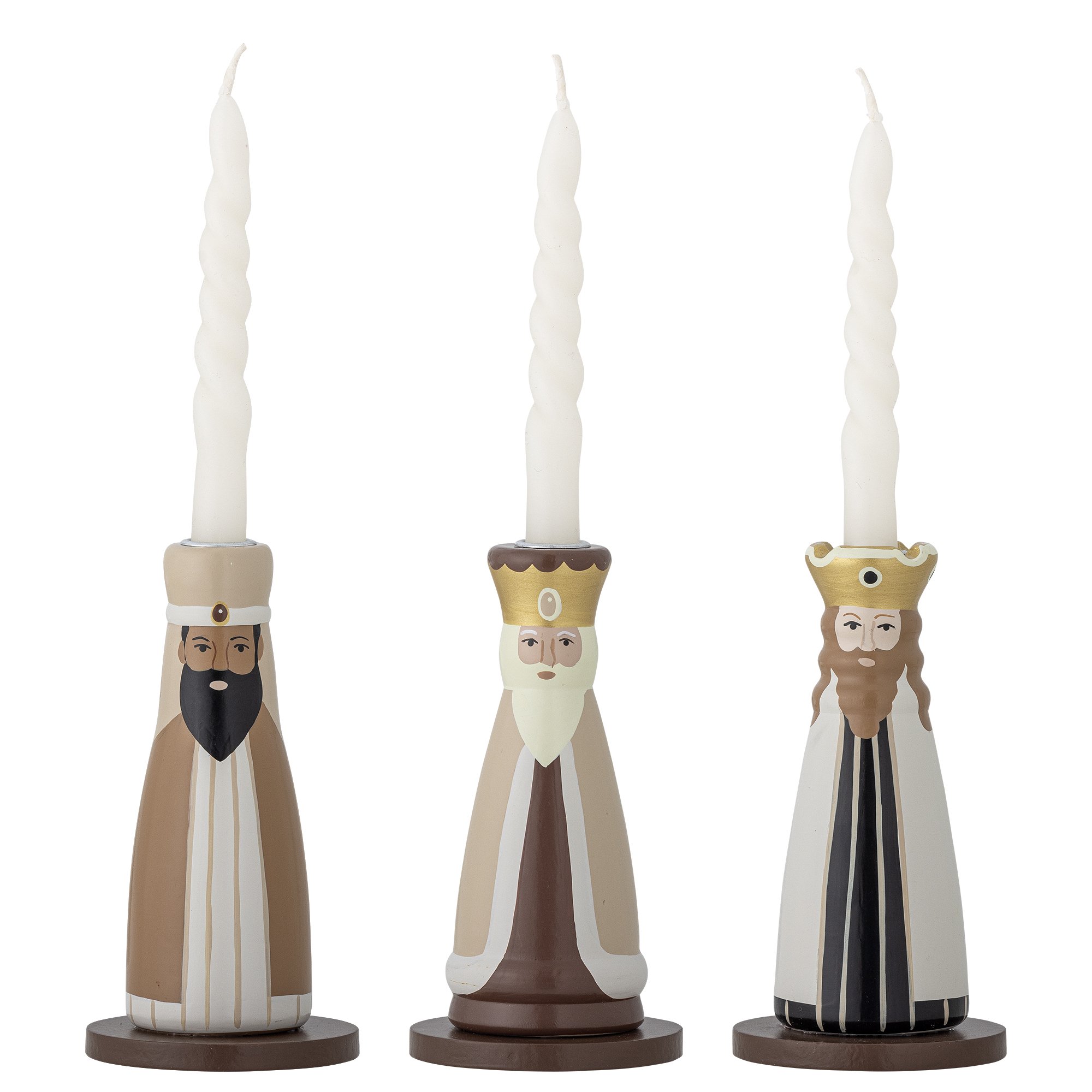 Betiel Candle Holder, Nature, FSC®100%, Beech wood - Image 2