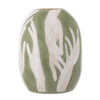 Adalena Deco Vase, Green, Stoneware