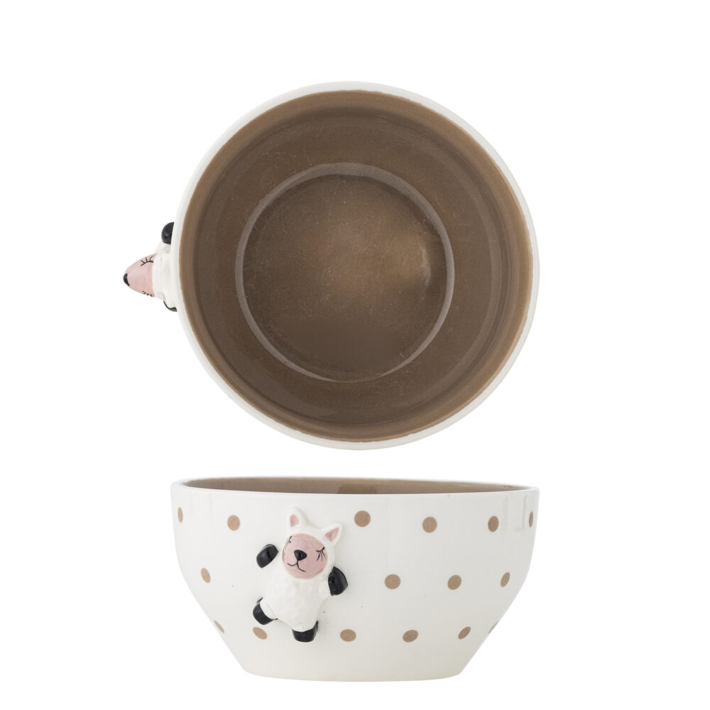 Dolly Bowl, Brown, Stoneware