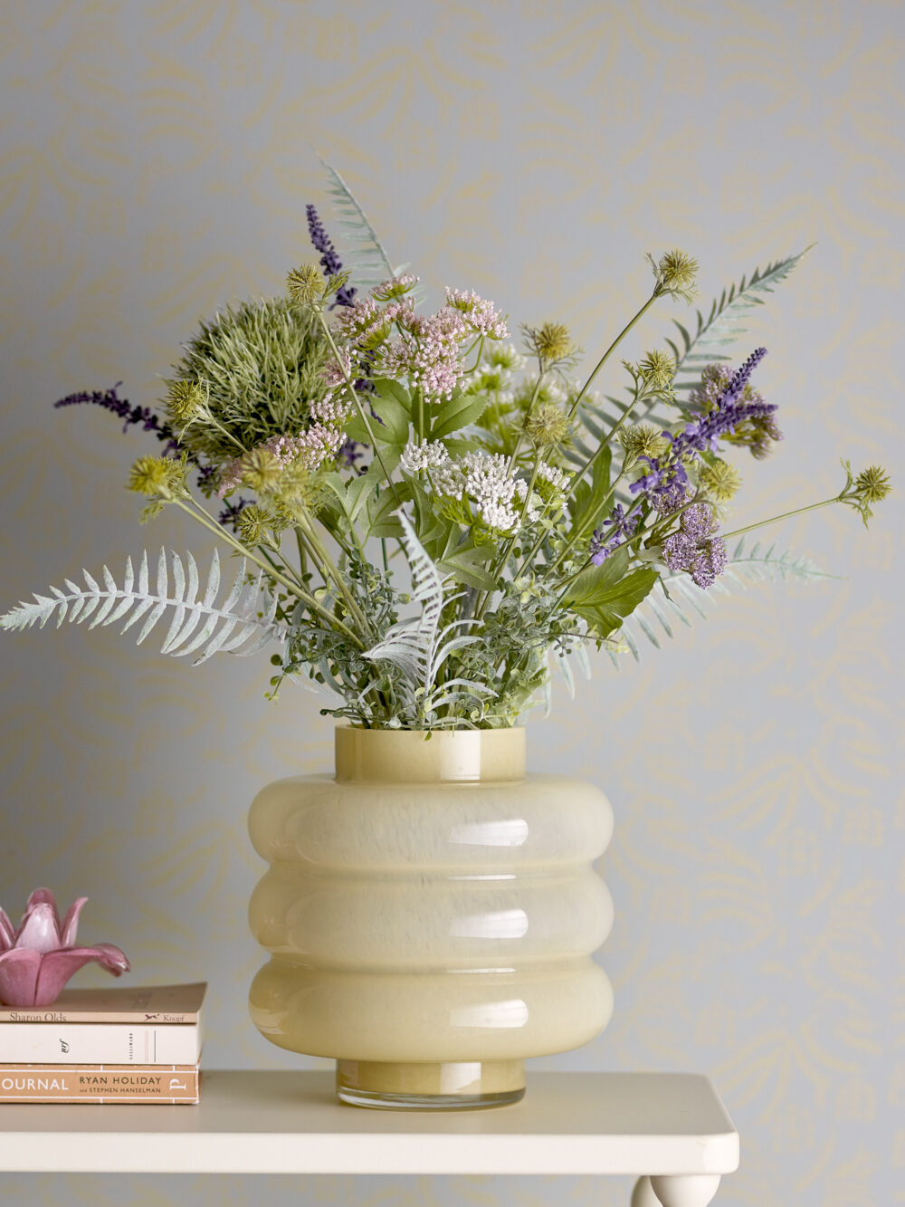 Sahara Vase, Yellow, Glass - Image 2