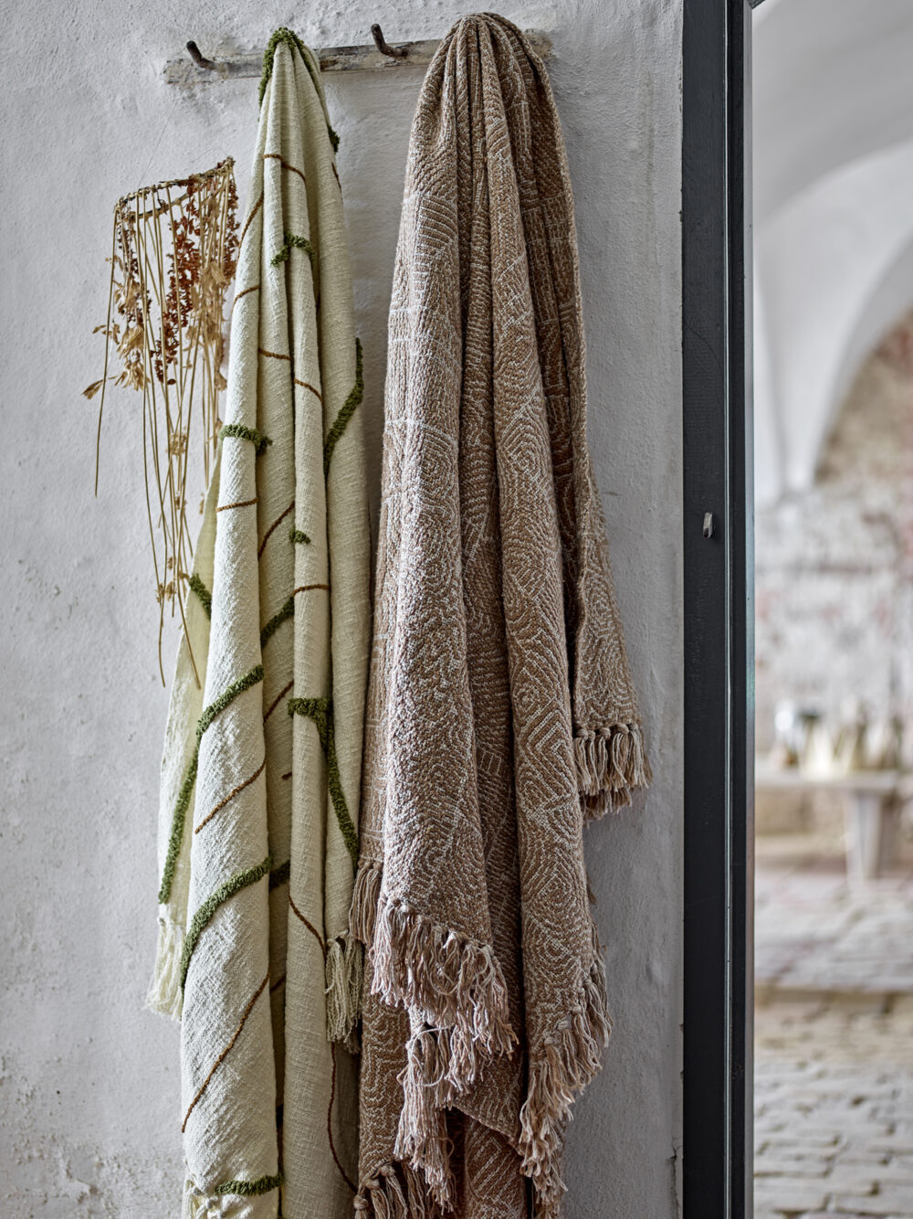 Osasio Throw, Green, Cotton OEKO-TEX® - Image 5