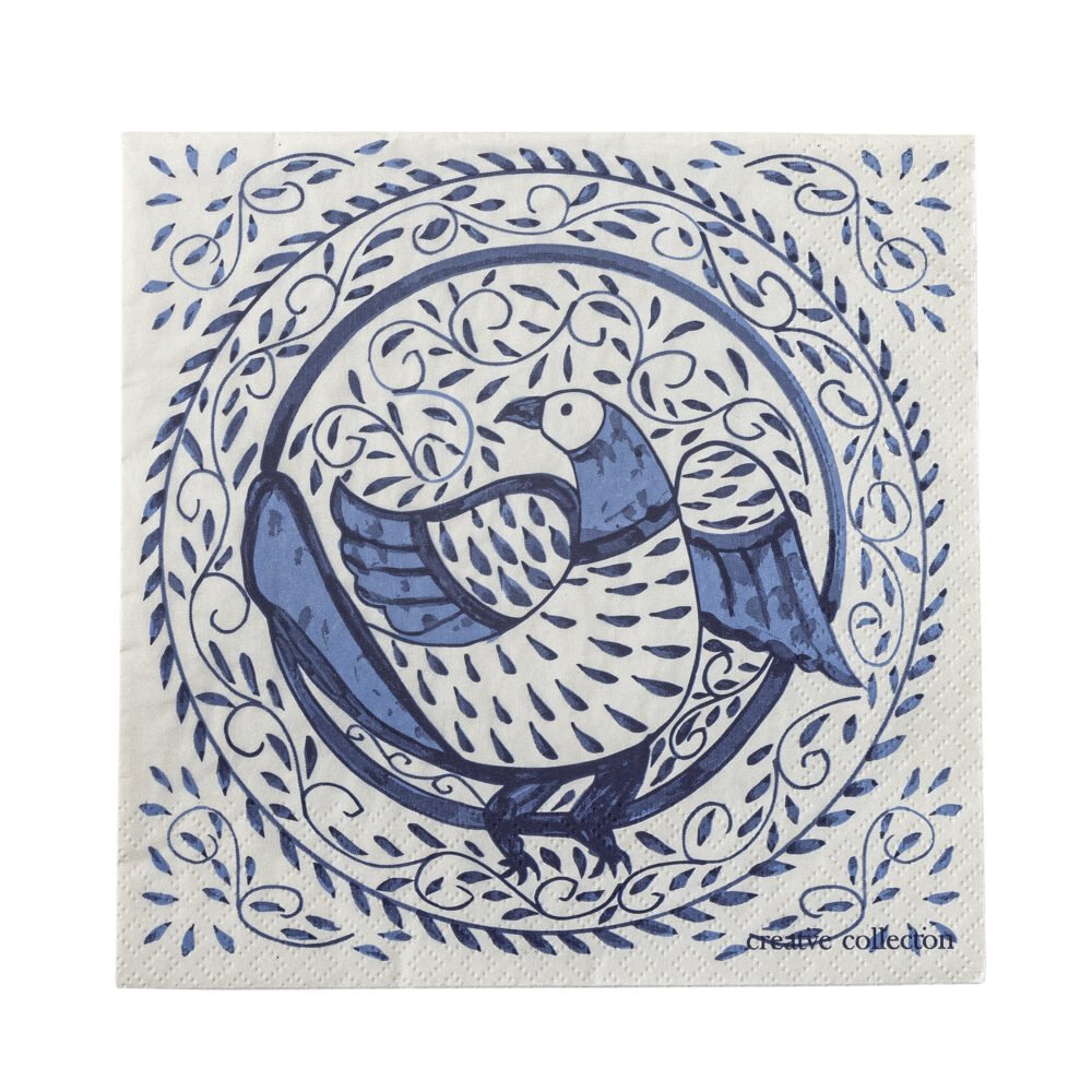 Karlie Napkin, Blue, FSC® Mix, Paper